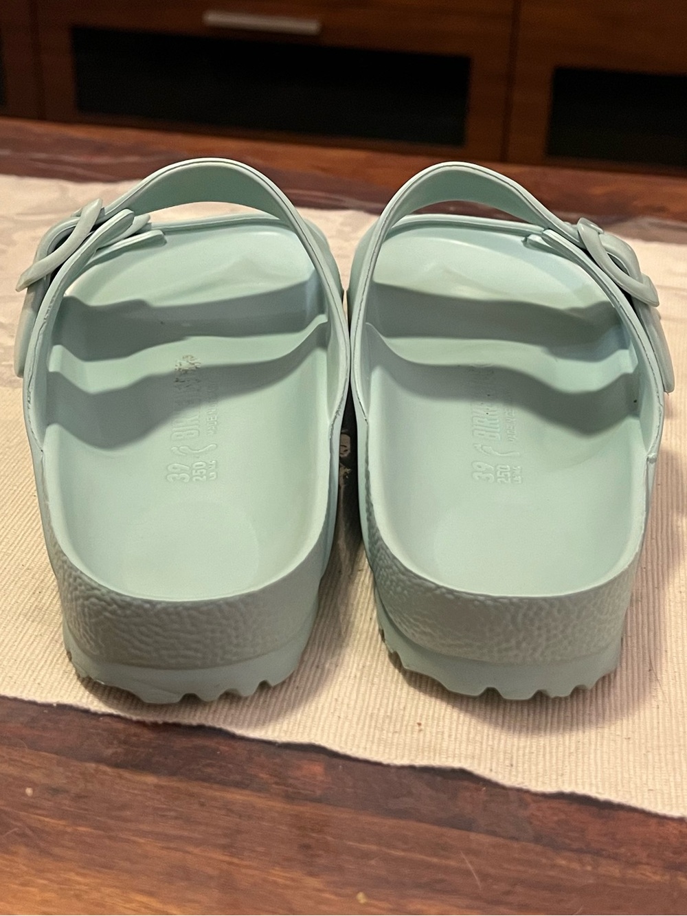Birkenstock Arizona EVA Sandals Mint Green Sz 39 L 8 M 6 - Picture 4 of 9